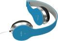 logilink hs0031 smile stereo high quality headset with microphone blue extra photo 1
