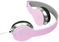 logilink hs0032 smile stereo high quality headset with microphone pink extra photo 1