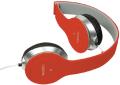 logilink hs0035 smile stereo high quality headset with microphone red extra photo 1
