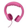 logilink hs0046 padded childsafe headphone for children pink extra photo 1