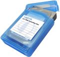 logilink ua0133 hard cover protection box for 1x 35 hdd blue extra photo 1