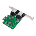 logilink pc0075 2 port gigabit lan pci express card extra photo 1