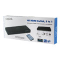 logilink hd0013 4k hdmi switch 5x1 with remote control extra photo 3