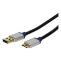 logilink buam310 premium usb 30 connection cable am micro bm 10m extra photo 1