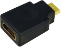 logilink ah0009 hdmi adapter hdmi type a 19 pin female to hdmi type c mini 19 pin male gold plated extra photo 1