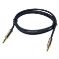 logilink ca10300 audio cable 2x 35mm male stereo gold plated 3m dark blue extra photo 1
