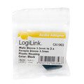 logilink ca1018 toslink adapter 1x toslink female 1x toslink female black extra photo 1
