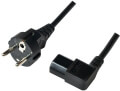 logilink cp118 power cord schuko straight c13 90 3m black extra photo 1