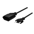 logilink cp123 power cord extension euro cee 7 16 plug to socket 2m black extra photo 4