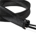 logilink kab0046 cable flexwrap with zipper 30mm 1m black extra photo 1