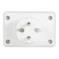 logilink lps220 power socket adapter with 4 euro sockets white extra photo 3