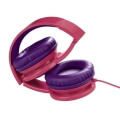 hama 135664 blink n kids over ear stereo headphones pink extra photo 1