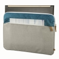 hama 101571 217119 florence notebook sleeve 133 petrol grey extra photo 1