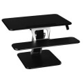 hama 95822 booster for sitting standing workstation s 68x52cm black extra photo 1