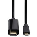 hama 135724 usb c adapter cable for hdmi ultra hd gold plated 180m extra photo 1