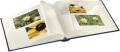 hama 02118 fine art bookbound album 29x32cm 50 white pages blue extra photo 1