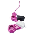 quirky pivot power pop flexible power strip 4 outlets eu pink extra photo 1