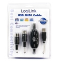 logilink ua0037a usb to midi keyboard adapter cable bulk extra photo 1