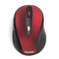 hama 182628 mw 400 optical 6 button wireless mouse red extra photo 1