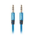 lanberg premium mini jack 35mm m m 3 pin audio cable 1m blue extra photo 1
