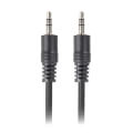 lanberg premium mini jack 35mm m m 3 pin audio cable 3m black extra photo 1