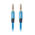 lanberg premium mini jack 35mm m m 3 pin audio cable 3m blue extra photo 1