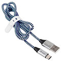 tracer usb 20 cable type c a male c male 1m black blue extra photo 1