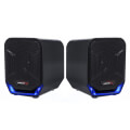 audiocore ac865b 6w computer speakers 20 usb blue black extra photo 1