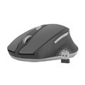 natec nmy 1423 siskin silent 2400dpi wireless mouse black grey extra photo 1