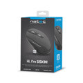 natec nmy 1423 siskin silent 2400dpi wireless mouse black grey extra photo 4