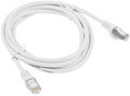 lanberg patchcord cat5e 3m white extra photo 1