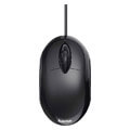 hama 182600 mc 100 optical 3 button mouse cabled black extra photo 1