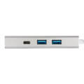 hama 135759 usb 31 type c hub 1 3 aluminium 2 x usb a usb c card reader extra photo 3