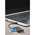 hama 54144 usb 20 type c hub card reader for smartphone tablet notebook pc extra photo 3