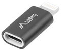 lanberg adapter micro usb f lightning m black extra photo 1