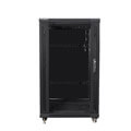 lanberg free standing rack 19 22u 600x800mm flat pack black extra photo 1