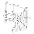 logilink bp0016 full motion tv wall mount 23 55  extra photo 1