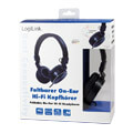 logilink hs0049bk foldable stereo headphone black extra photo 4