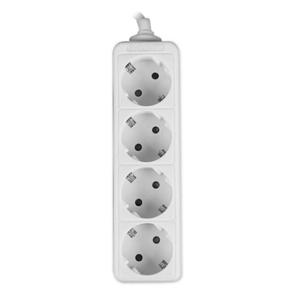 sonora psw400 power strip with 4 sockets 15m white extra photo 1