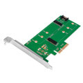 logilink pc0083 dual m2 pcie adapter for sata and pcie sata ssd extra photo 1