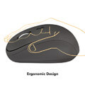 logilink id0193 ergonomic mouse wireless 24 ghz 1600 dpi black extra photo 4