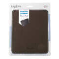 logilink id0151 mousepad in leather design brown extra photo 5