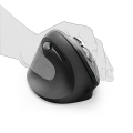 hama 182697 emw 500l vertical ergonomic left handed wireless mouse 6 buttons black extra photo 3