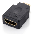 equip 118914 video adapter minihdmi type c to hdmi type a m f gold plated black extra photo 1