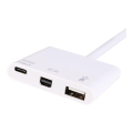 equip 133463 usb type c to mini displayport female usb a female pd adapter extra photo 1