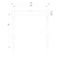 equip 650363 fixed tv wall mount bracket 32  55 85kg 200x200 400x400 mm black extra photo 2