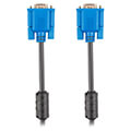 lanberg vga m m cable 5m dual shielded ferrite core black extra photo 2