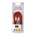 savio cl 120 hdmi m cable v14 high speed with ethernet nylon braid gold plated 15m red extra photo 1