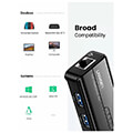 ugreen hub usb 30 with gigabit adapter black 20265 extra photo 3