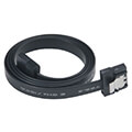 akasa ak cbsa05 bkt2 super slim sata cable 50cm black extra photo 1